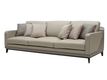 DILAN - 3 seater leather sofa by A.R. Arredamenti - view 2